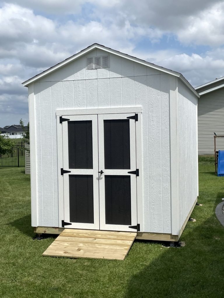 painted 8x12 shed
