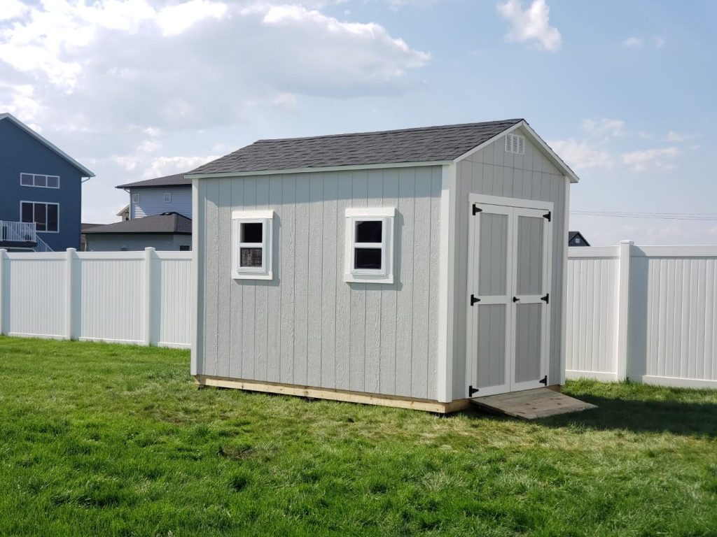 8x12 shed with double doors